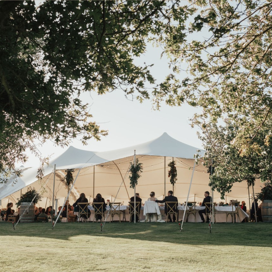 Stretch tent outlet wedding